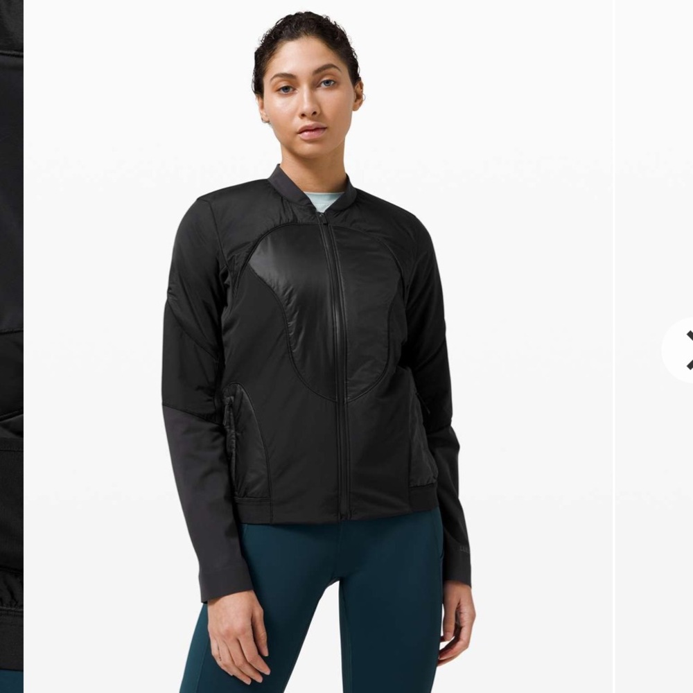 EUC Lululemon Polar Pace Run Jacket. Color Black. Size 4